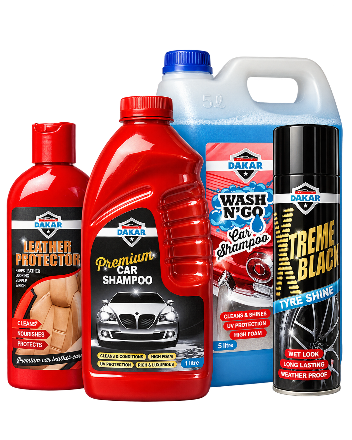 Dakar Automotive Care Product Collection