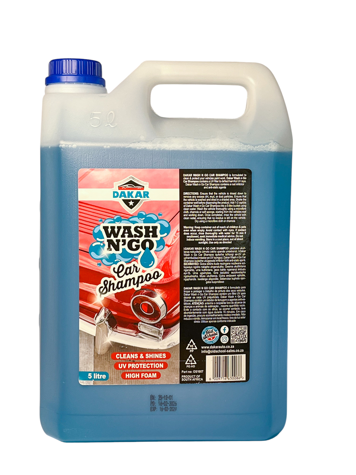Dakar Wash N’ Go Car Shampoo